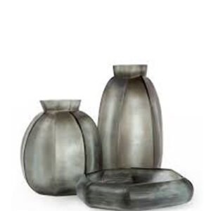 Karakol black-grey vase