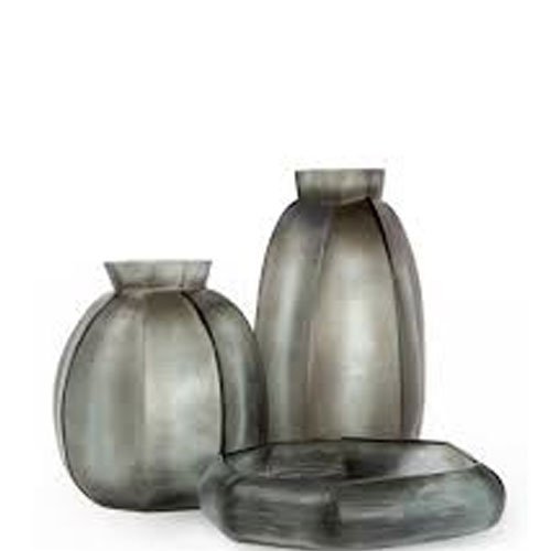 Karakol black-grey vase