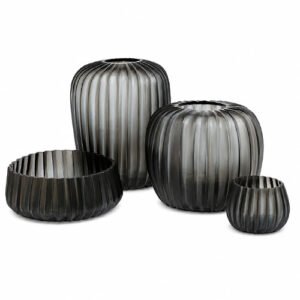 Manakara Vase Indigo Smoke Grey