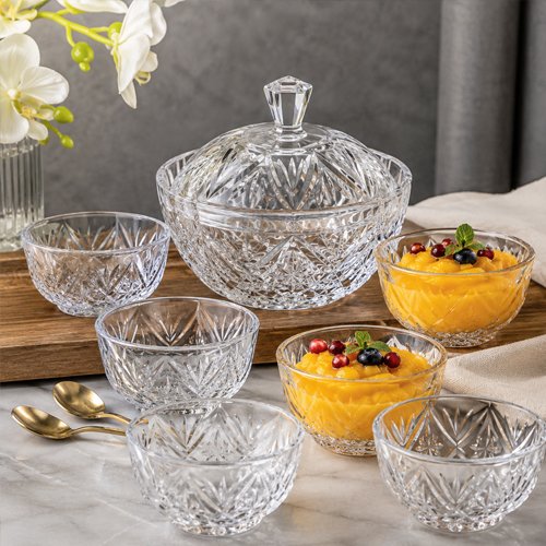 Glass-Pudding-Set