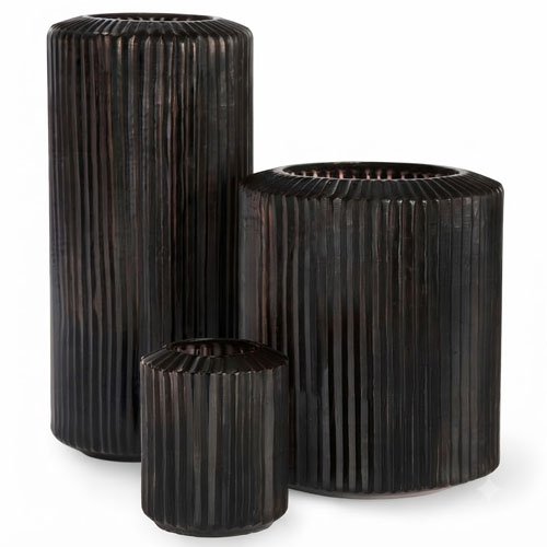 Omar Vase Black